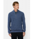 Pull col zippe camel 47indigo