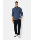 Pull col zippe camel 47indigo
