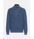 Pull col zippe camel 47indigo