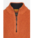Pull col zippe camel 52orange