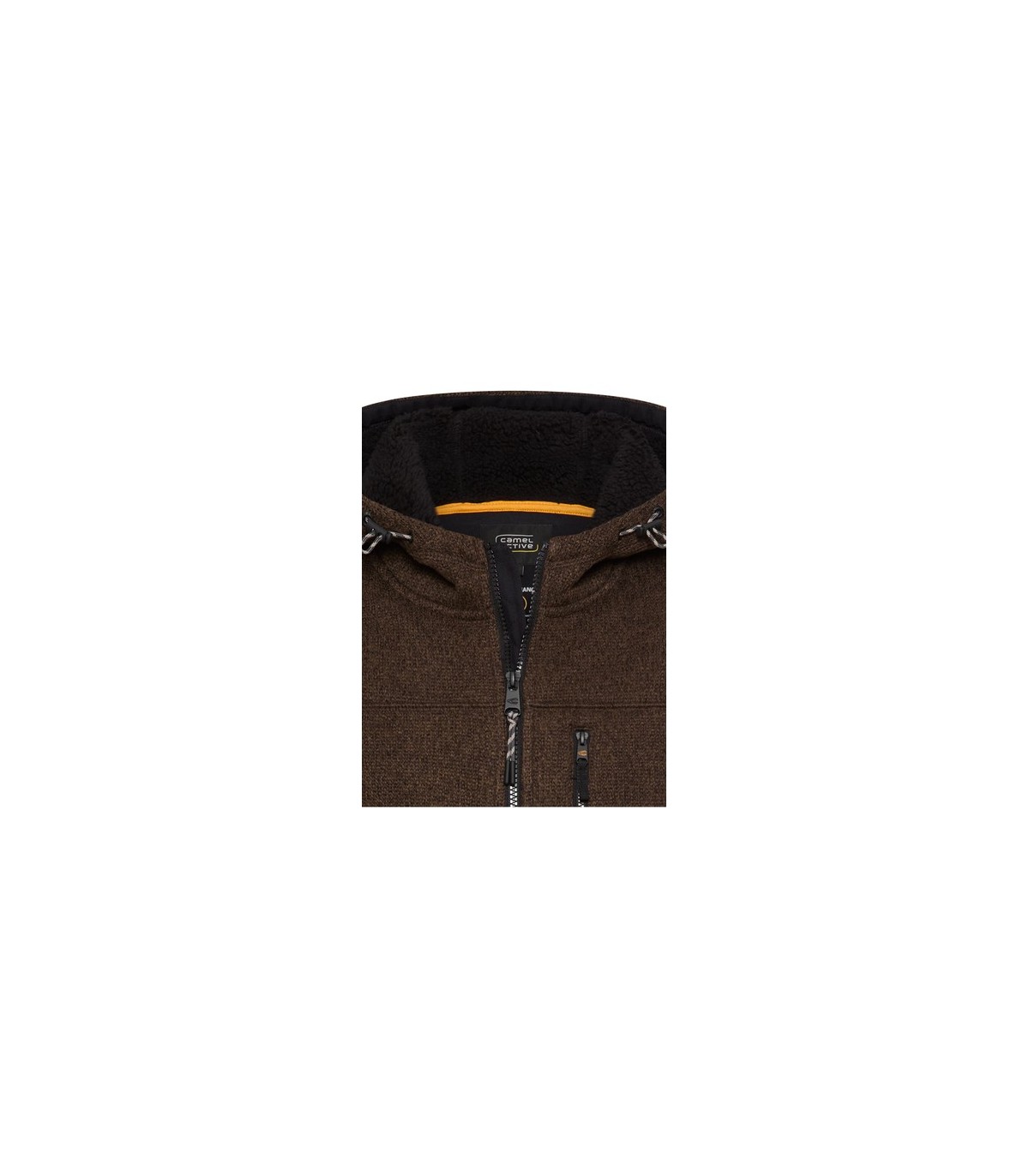 Gilet zippe camel 25choco