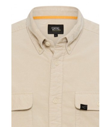 Chemise ml camel 15ecru
