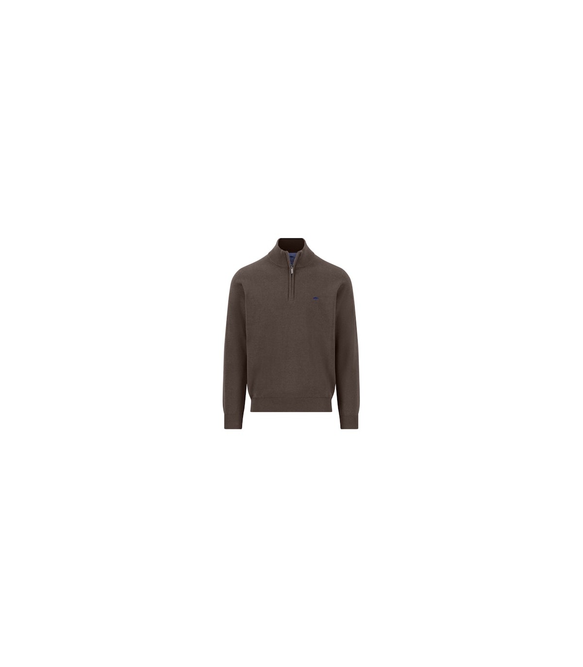Pull col zippe fynch hatton 861choco