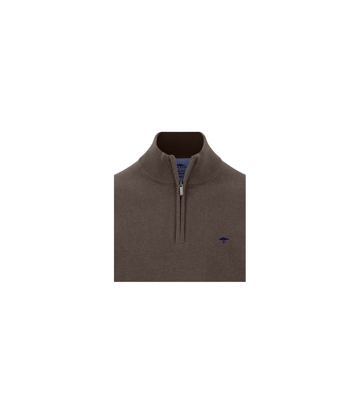 Pull col zippe fynch hatton 861choco