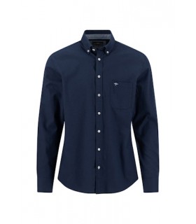 Chemise ml uni fynch hatton 685marine