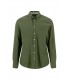 Chemise ml uni fynch hatton 748kaki