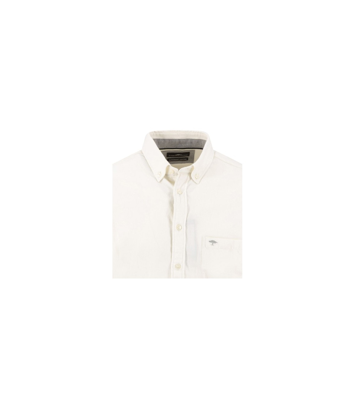 Chemise ml uni fynch hatton 829ecru