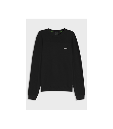 Sweat col rond boss green 001black