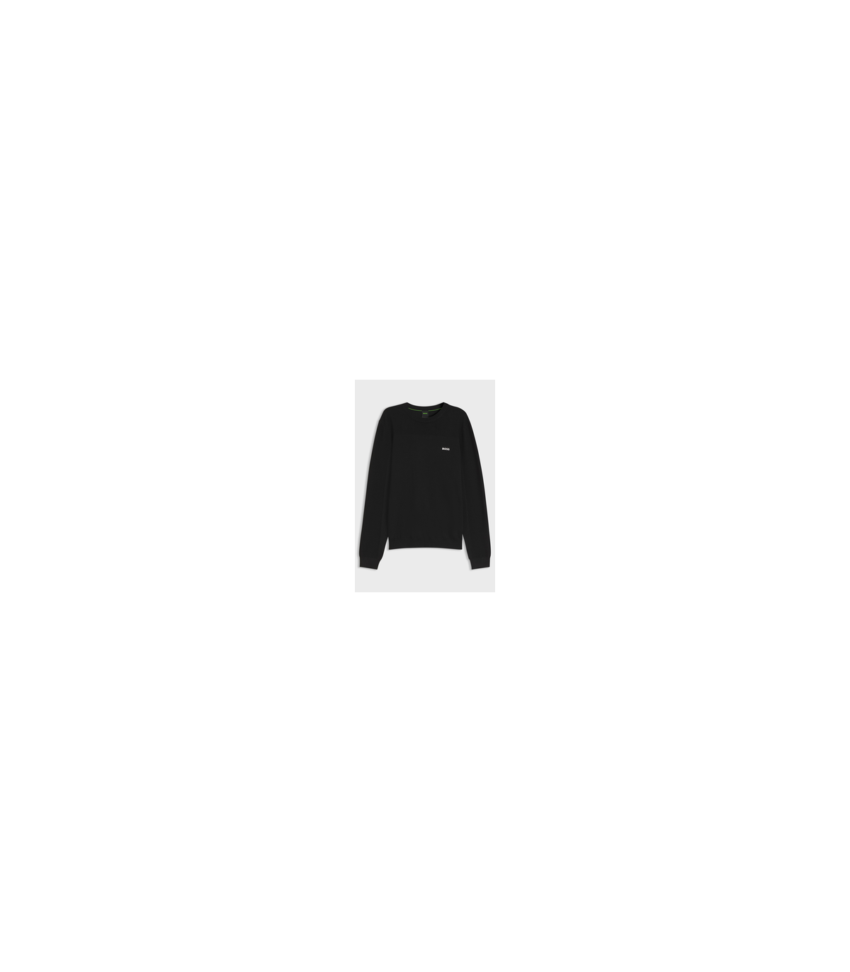 Sweat col rond boss green 001black