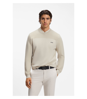 Sweat col rond boss green 272lightbeige