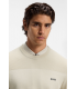 Sweat col rond boss green 272lightbeige