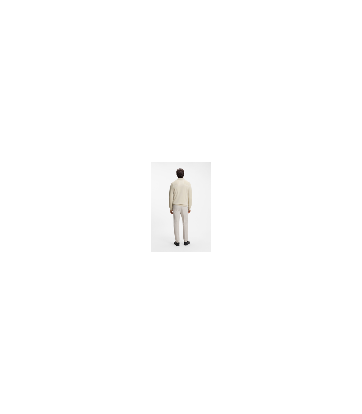Sweat col rond boss green 272lightbeige
