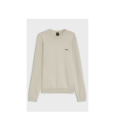 Sweat col rond boss green 272lightbeige