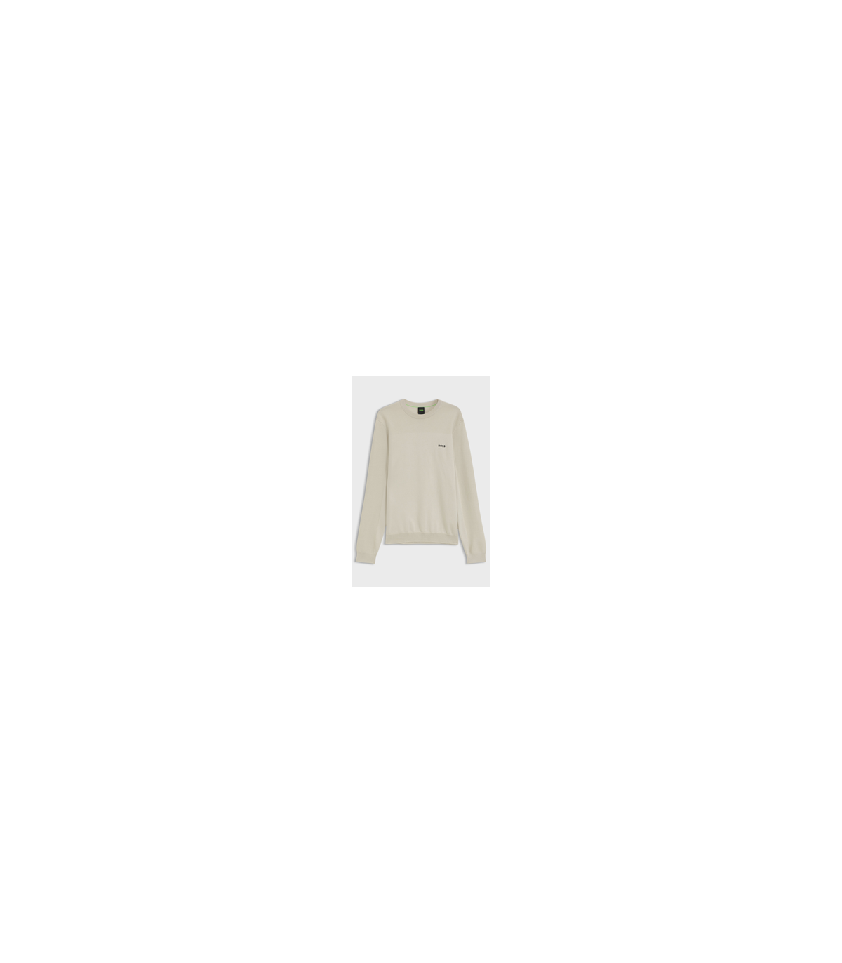 Sweat col rond boss green 272lightbeige