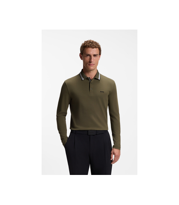 Polo ml boss green 398opengreen