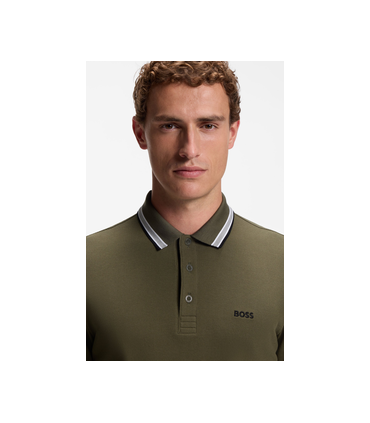 Polo ml boss green 398opengreen