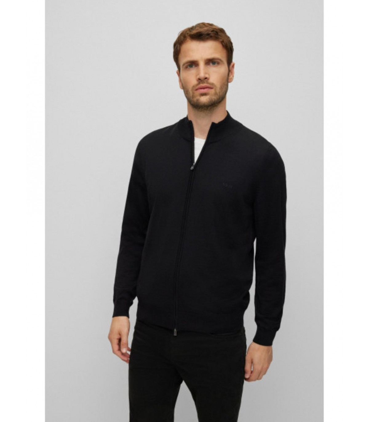 Gilet zippe boss black 001noir