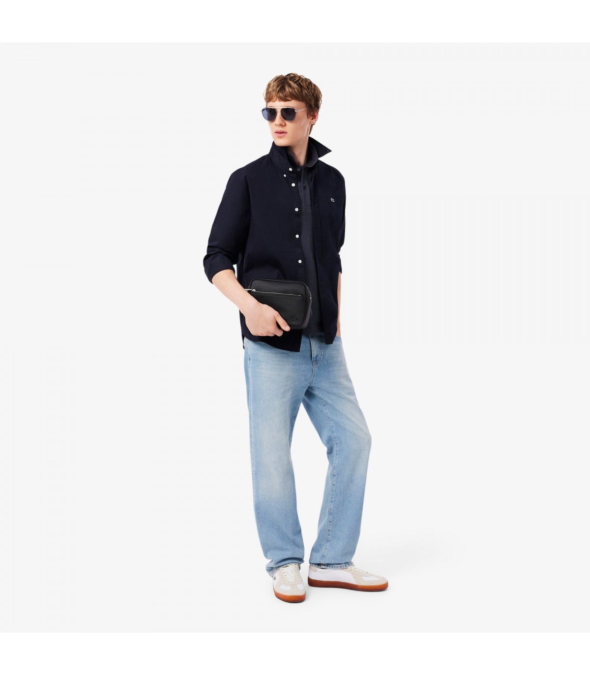 Maroquinerie sacoche lacoste 000noir