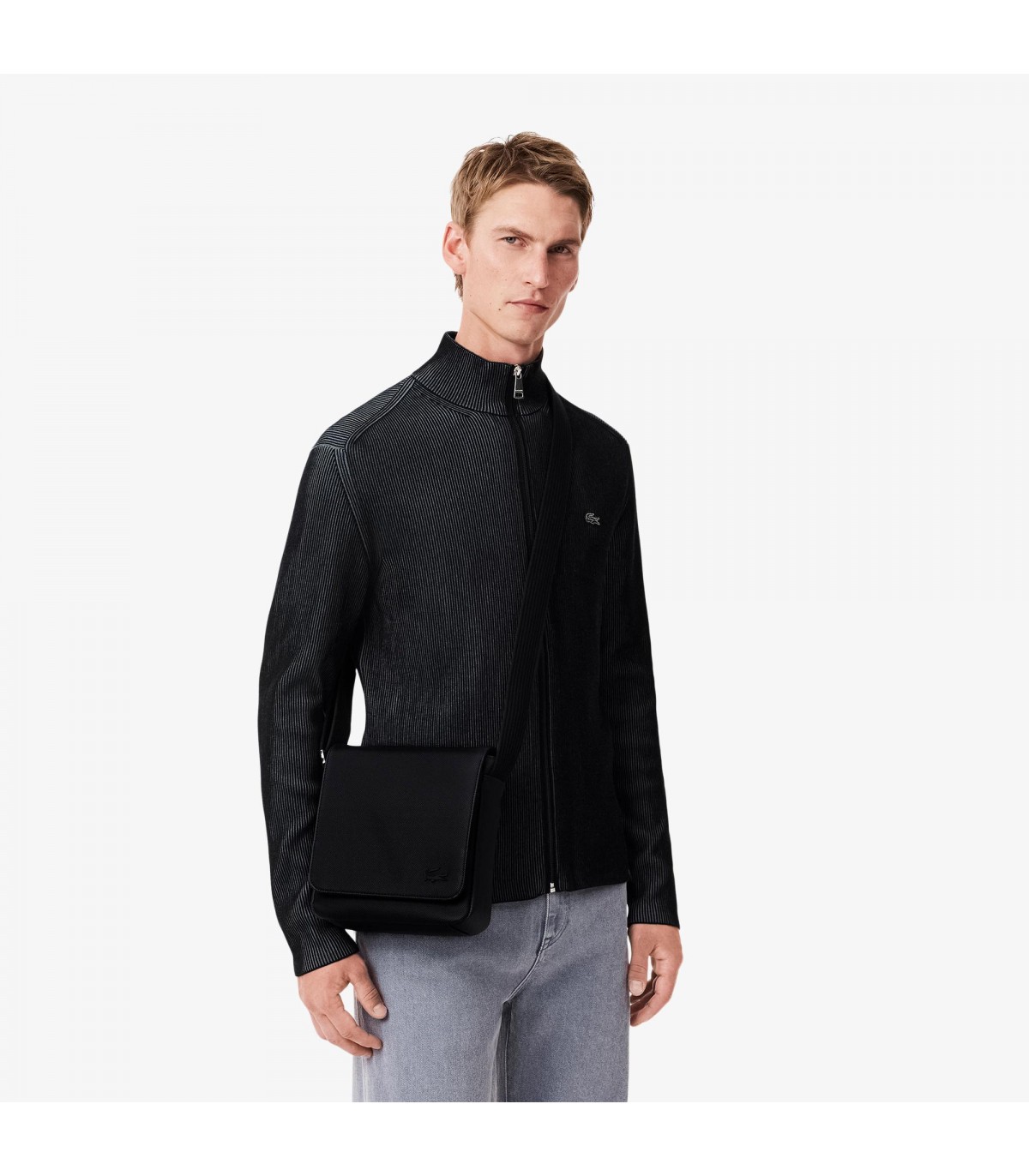 Maroquinerie sacoche lacoste 000-noir