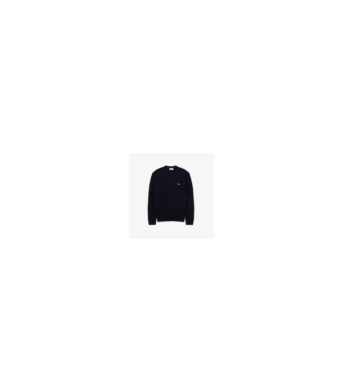 Pull col rond lacoste 166-marine