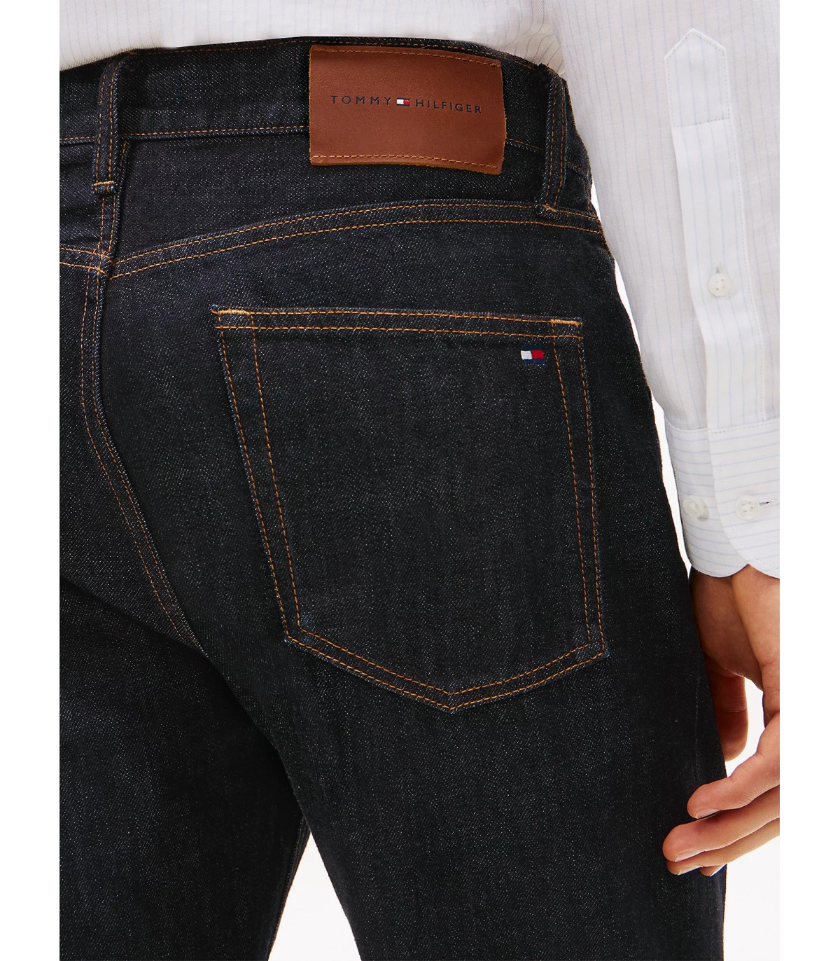 Pantalon jean tommy menswear 1aqselvedgerinse