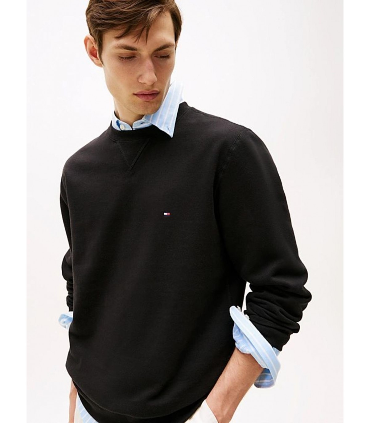 Sweat col rond tommy menswear bdsblack