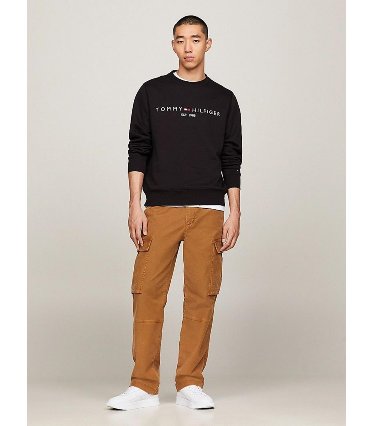 Sweat col rond tommy menswear bdsblack