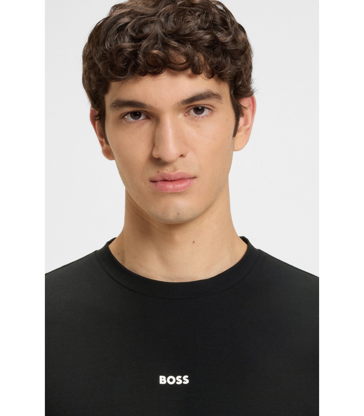Tee shirt mc boss orange 001black