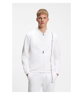 Sweat zippe boss green 100white