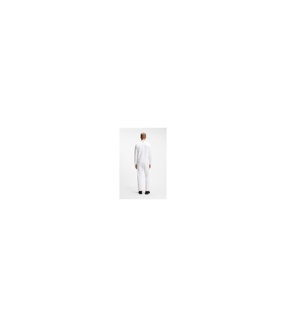 Sweat zippe boss green 100white