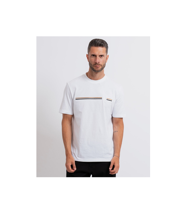 Tee shirt mc boss black 100white