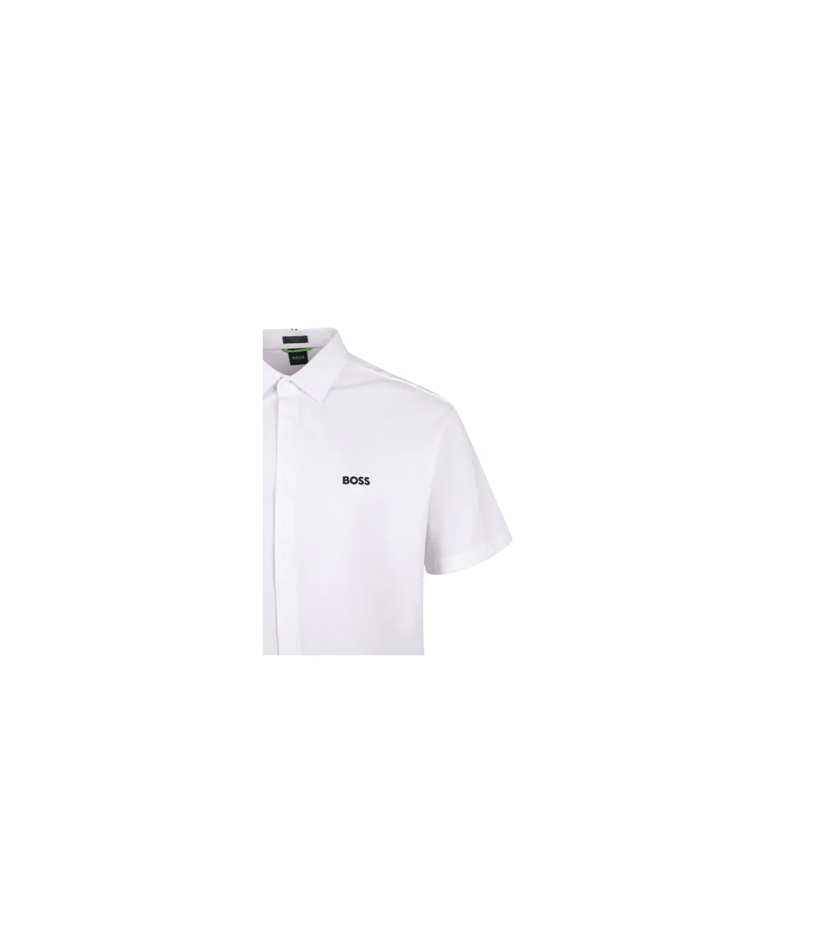 Chemise mc boss green 100white
