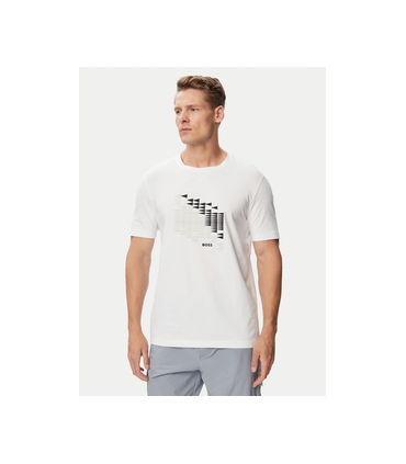 Tee shirt mc boss green 100white