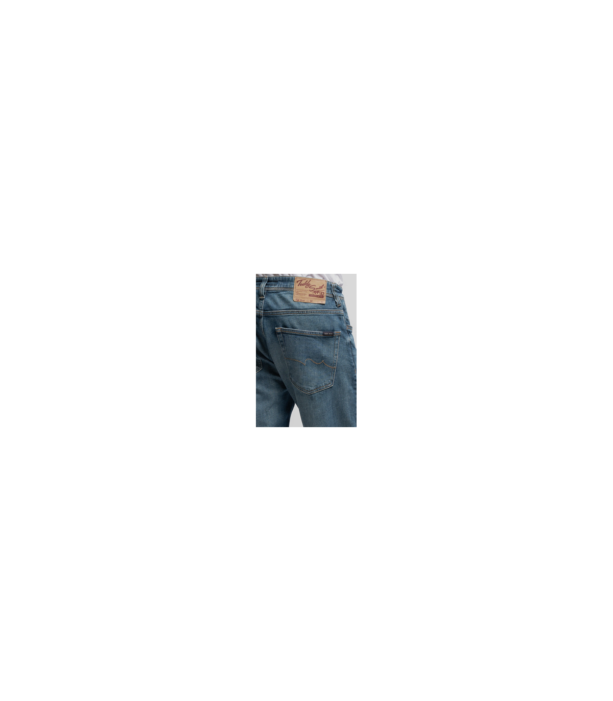 Pantalon jean teddy smith 185grisbleu