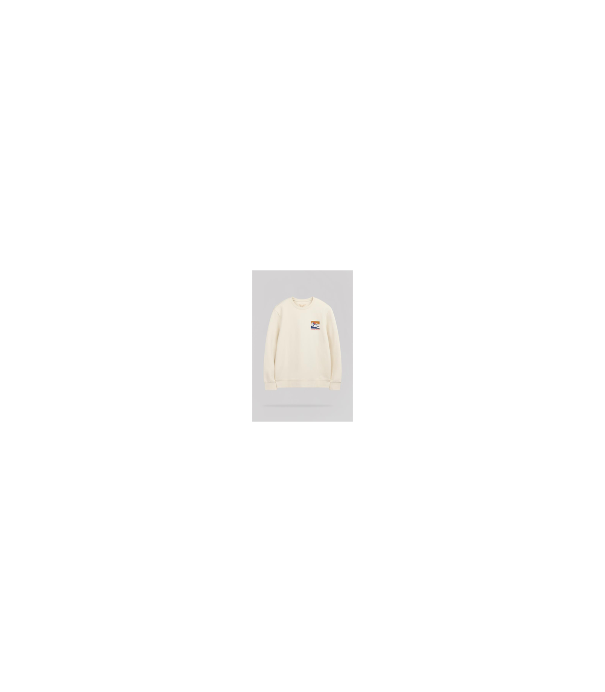 Sweat col rond teddy smith 230creme