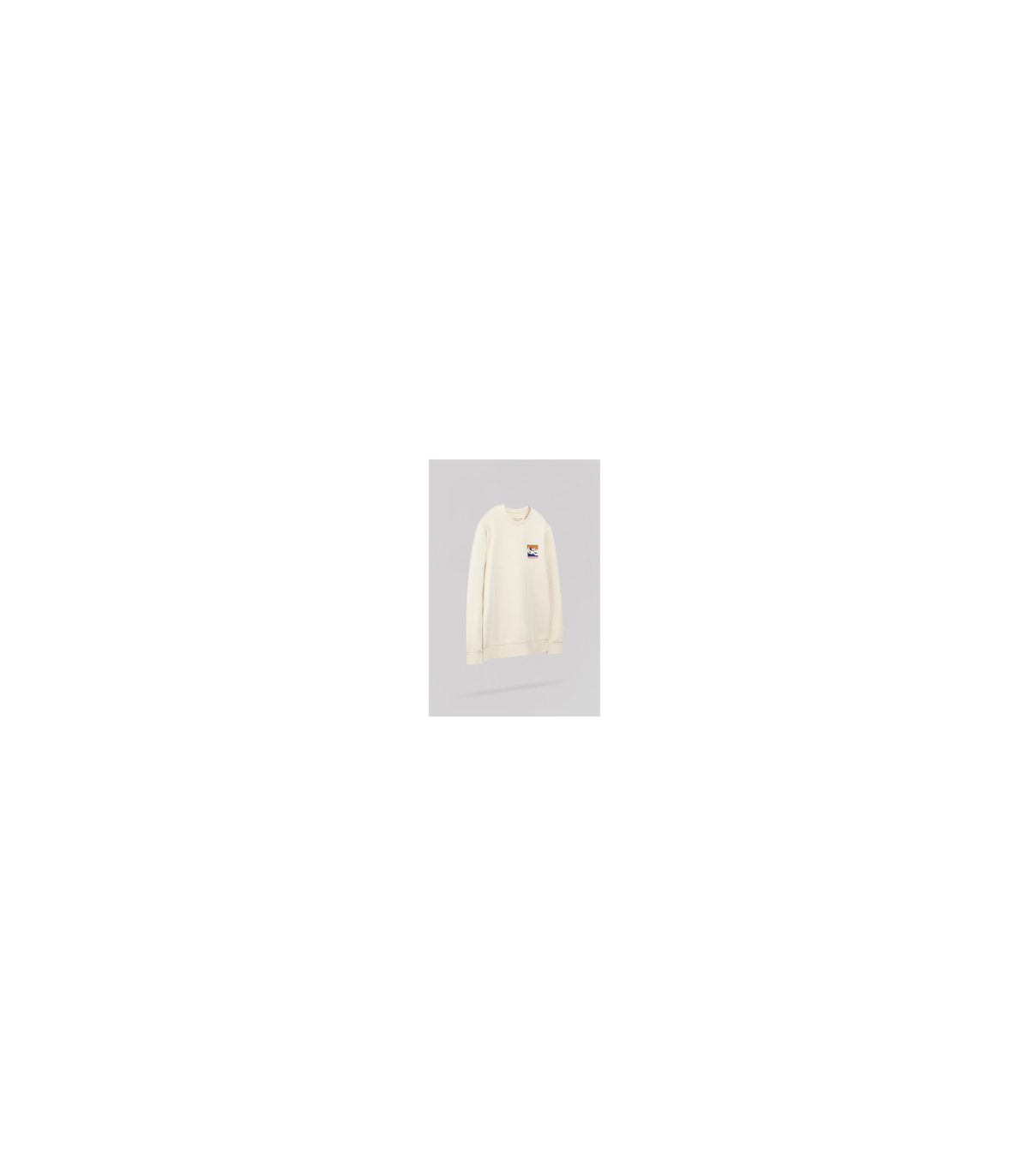 Sweat col rond teddy smith 230creme