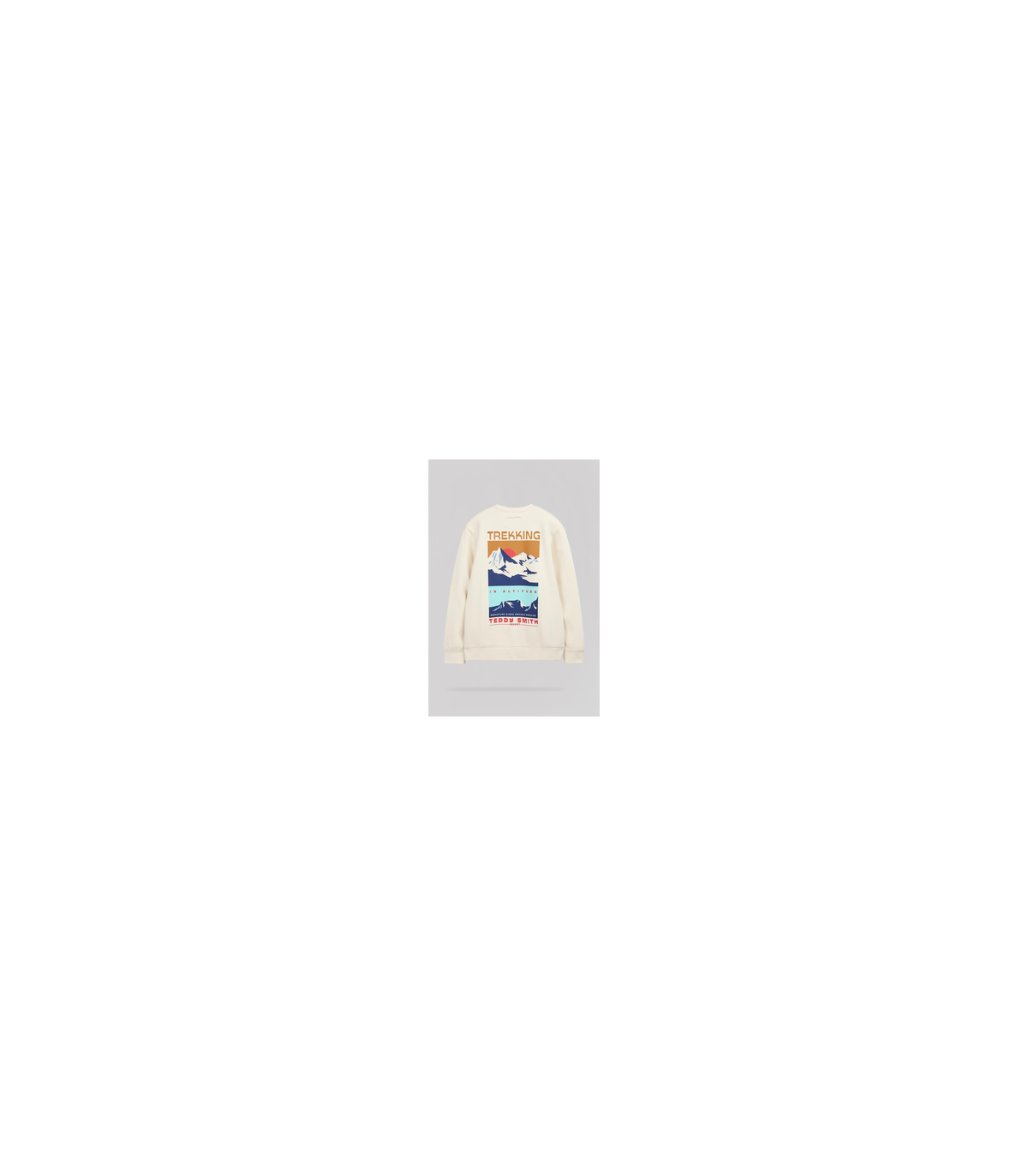 Sweat col rond teddy smith 230creme