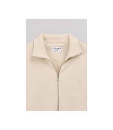 Gilet zippe teddy smith 210naturel