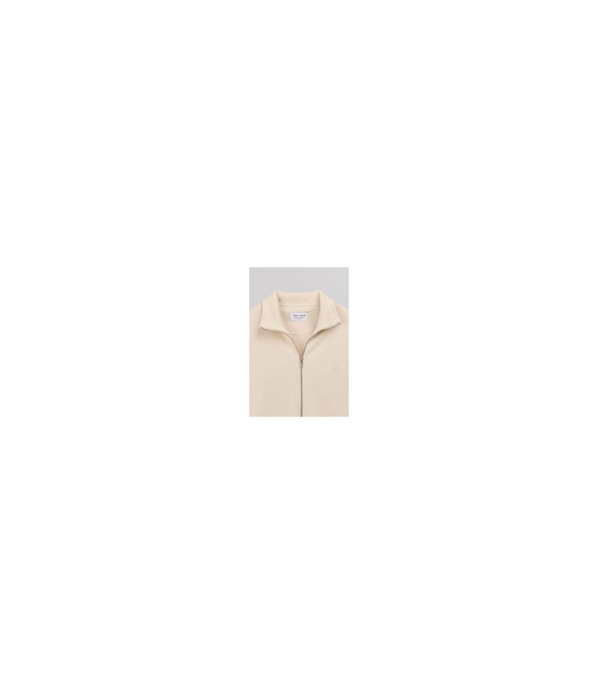 Gilet zippe teddy smith 210naturel