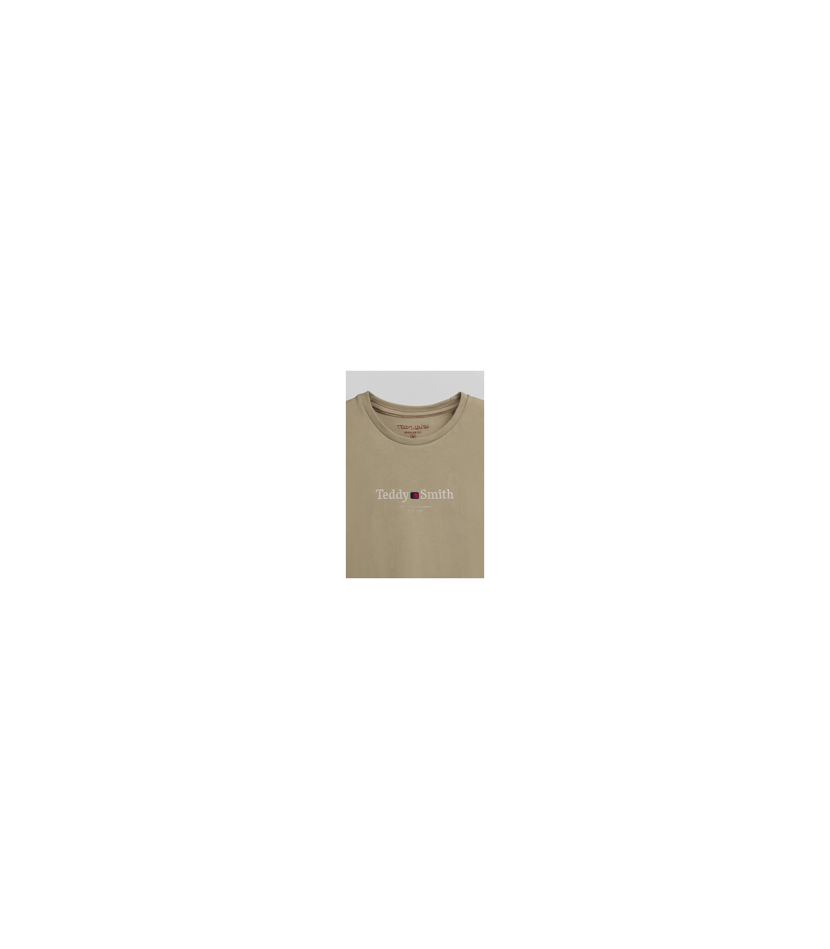 Tee shirt mc teddy smith 268abeige