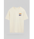 Tee shirt mc teddy smith 230creme