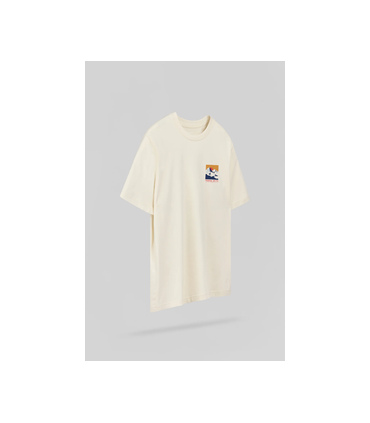 Tee shirt mc teddy smith 230creme