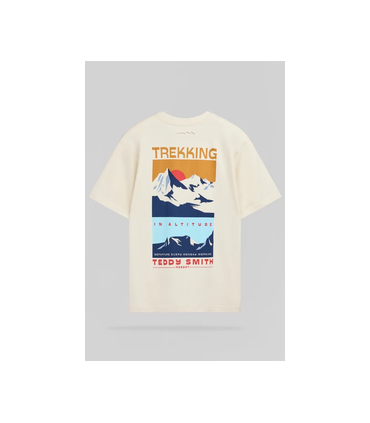 Tee shirt mc teddy smith 230creme