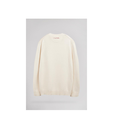 Pull col rond teddy smith 210ecru