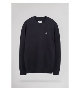 Pull col rond teddy smith 303j0navy