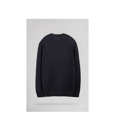 Pull col rond teddy smith 303j0navy