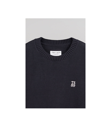 Pull col rond teddy smith 303j0navy
