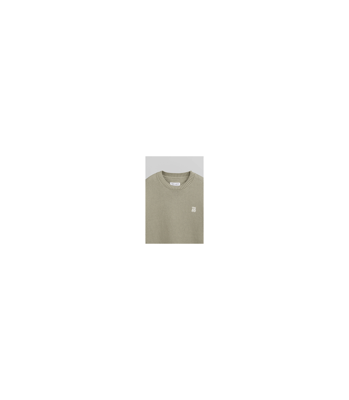 Pull col rond teddy smith 412dkaki