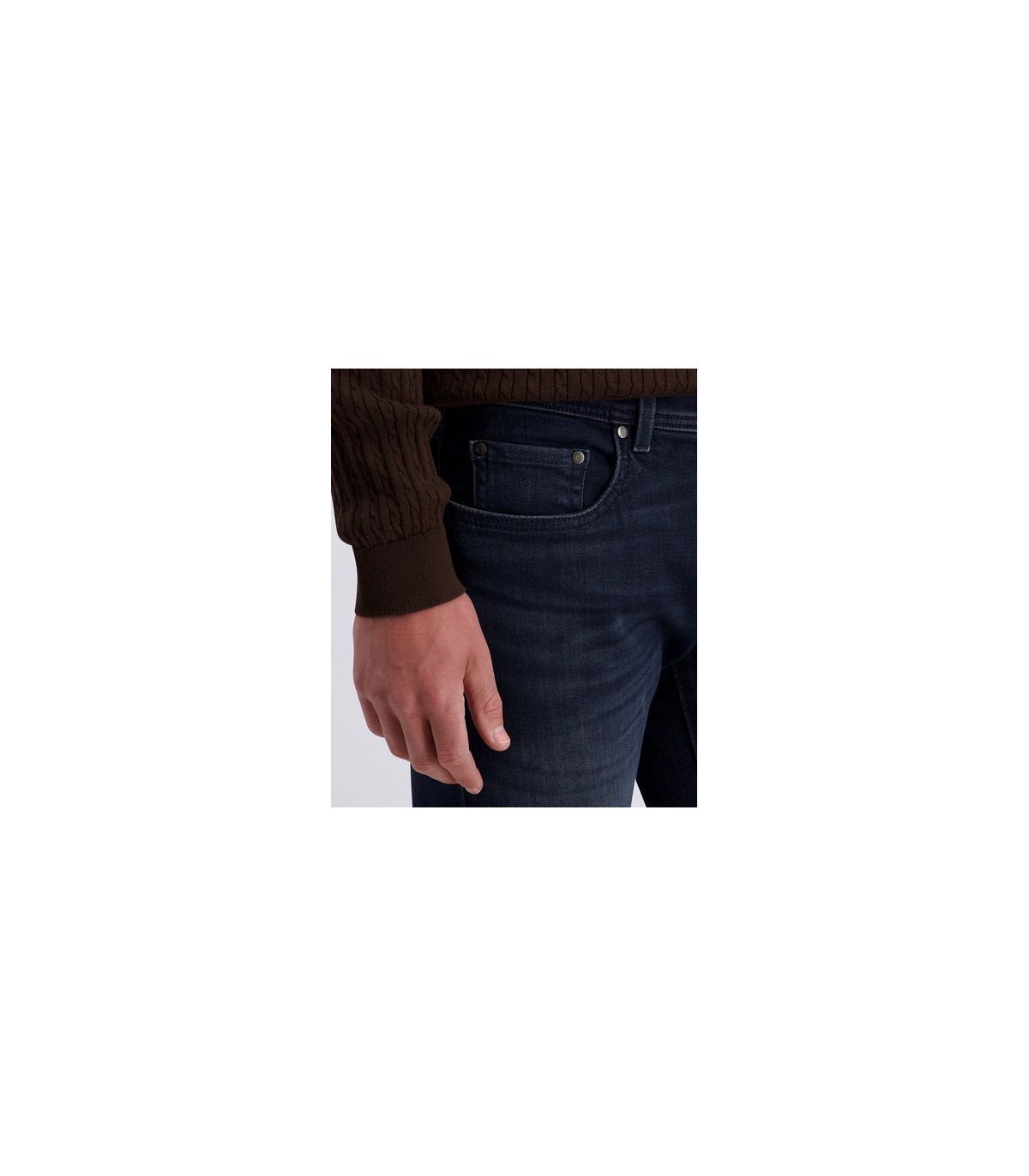 Pantalon jean cardin 6802blueblack
