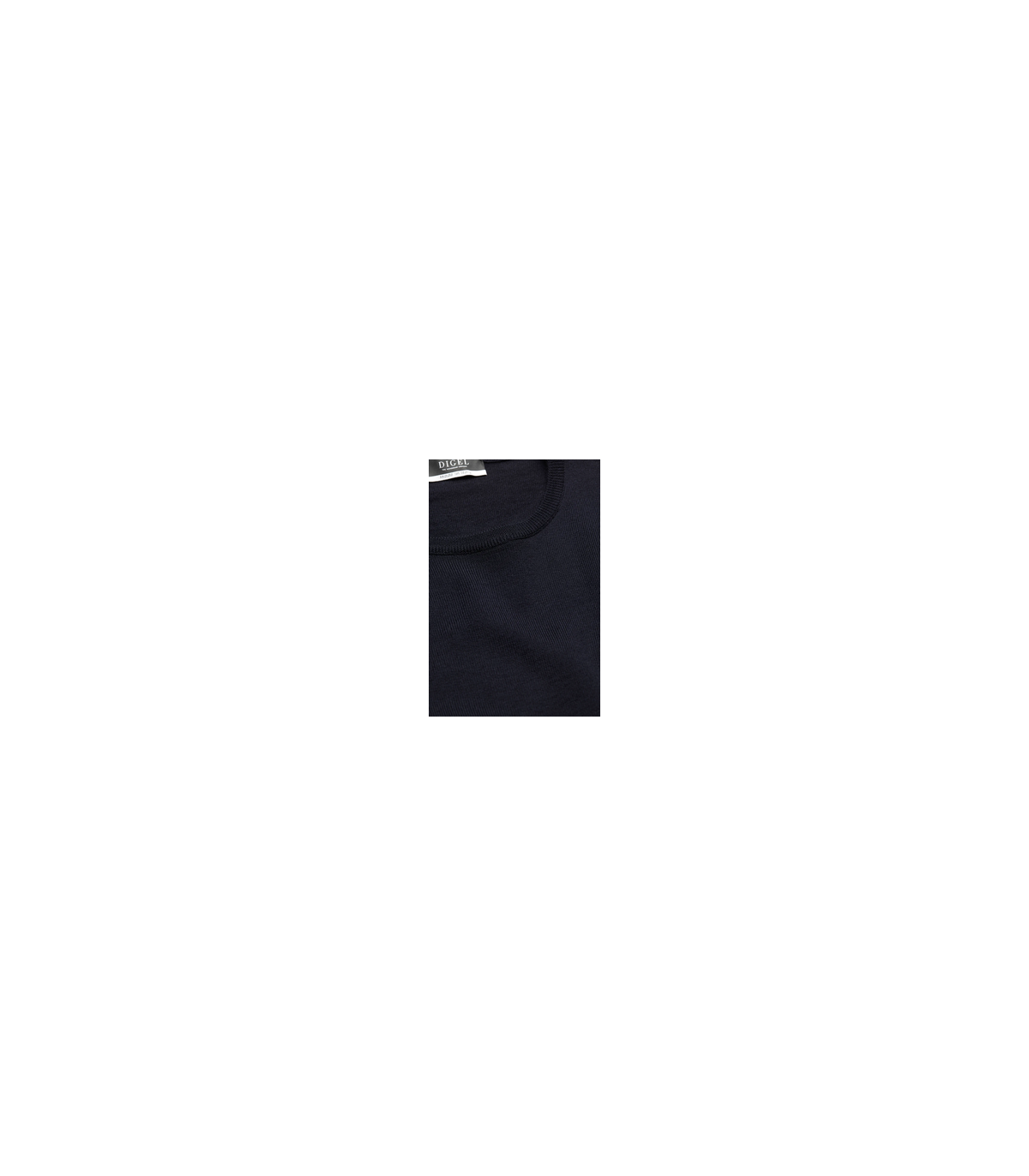 Pull col rond digel 20marine